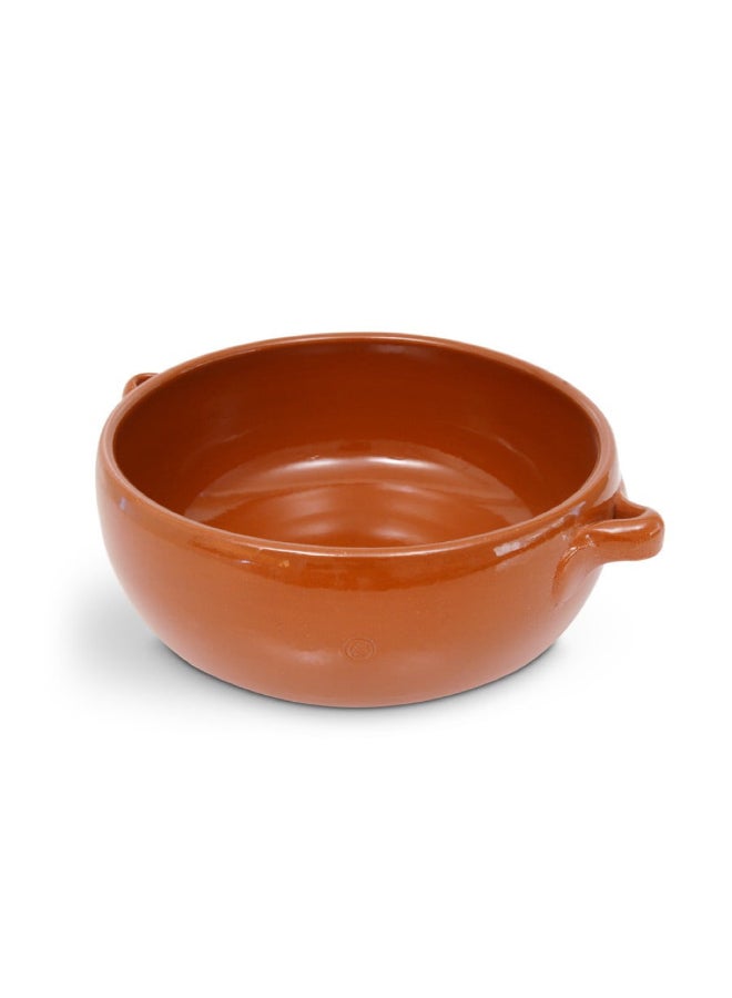Graupera Dishwasher Safe Flambee Ceramic Deep Dish Caramel 1.7 Liter R-0720 - Image 2